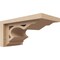 Ekena Millwork 4"W x 8"D x 4"H Wide Sheridan Rough Cedar Woodgrain TimberThane Corbel, Primed Tan CORUR04X08X04SHERCPR - alternate 1